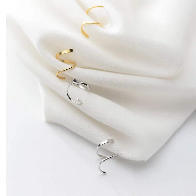 Earring earrings view of hoop earrings for women in 925 sterling silver