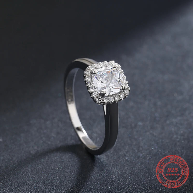 Elegant vintage cushion cut ring perfect for weddings
