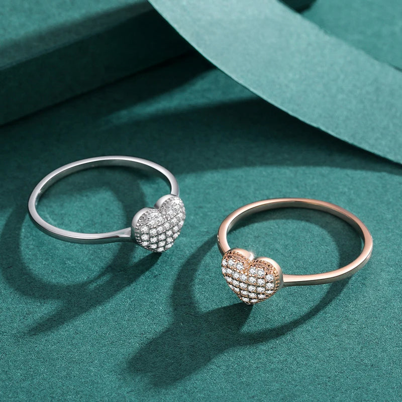 Earrings set with ring size options for a precise fit