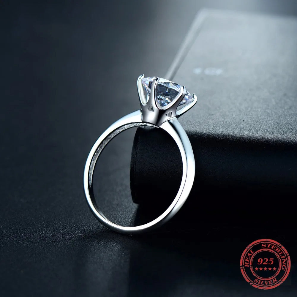 Elegant a wedding ring crafted as a classic cubic zirconia ring