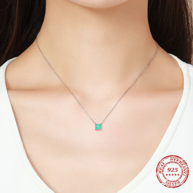 Sterling silver necklace paired with a sterling silver ring in a silver set