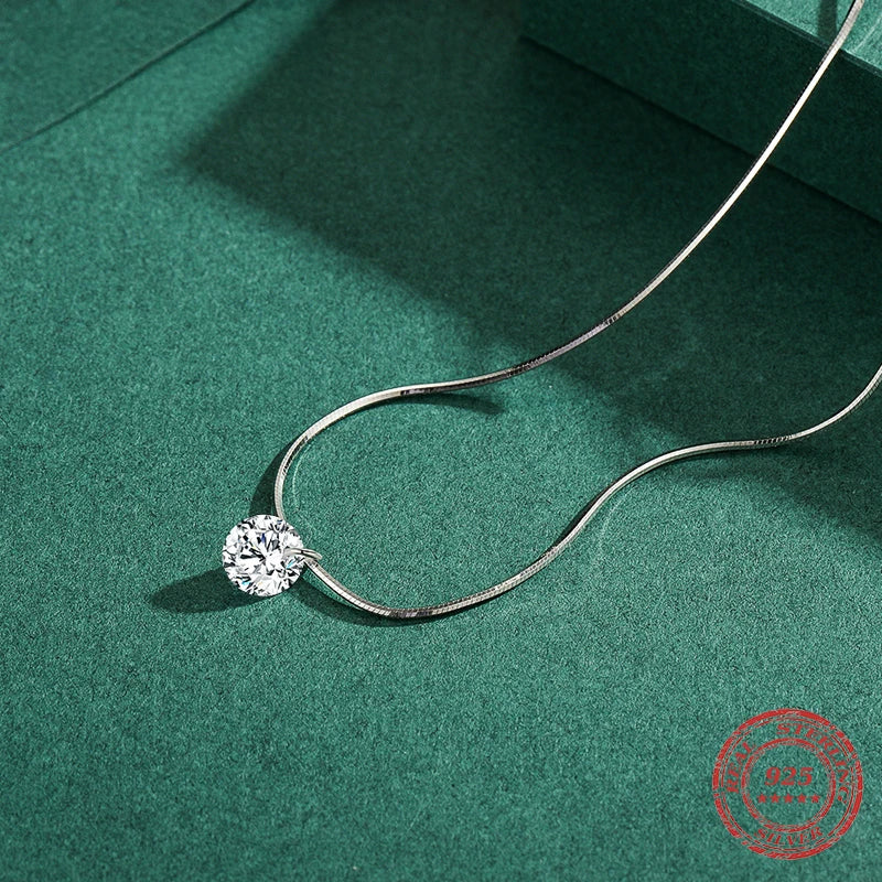 925 sterling silver chain necklace styled as a choker necklace