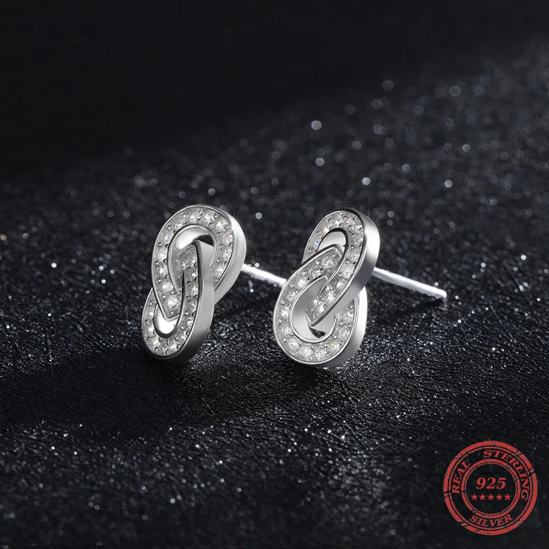 Elegant ear rings styled as silver stud earrings for special events