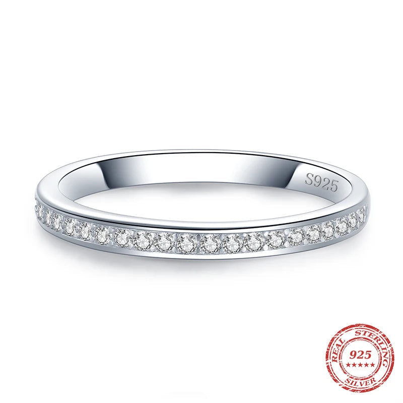 Vintage style zirconia center ring with charm accent silver