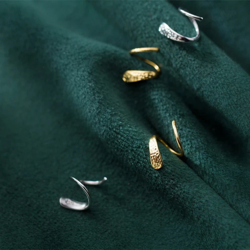 Elegant ear rings showing a balanced gold earrings accent