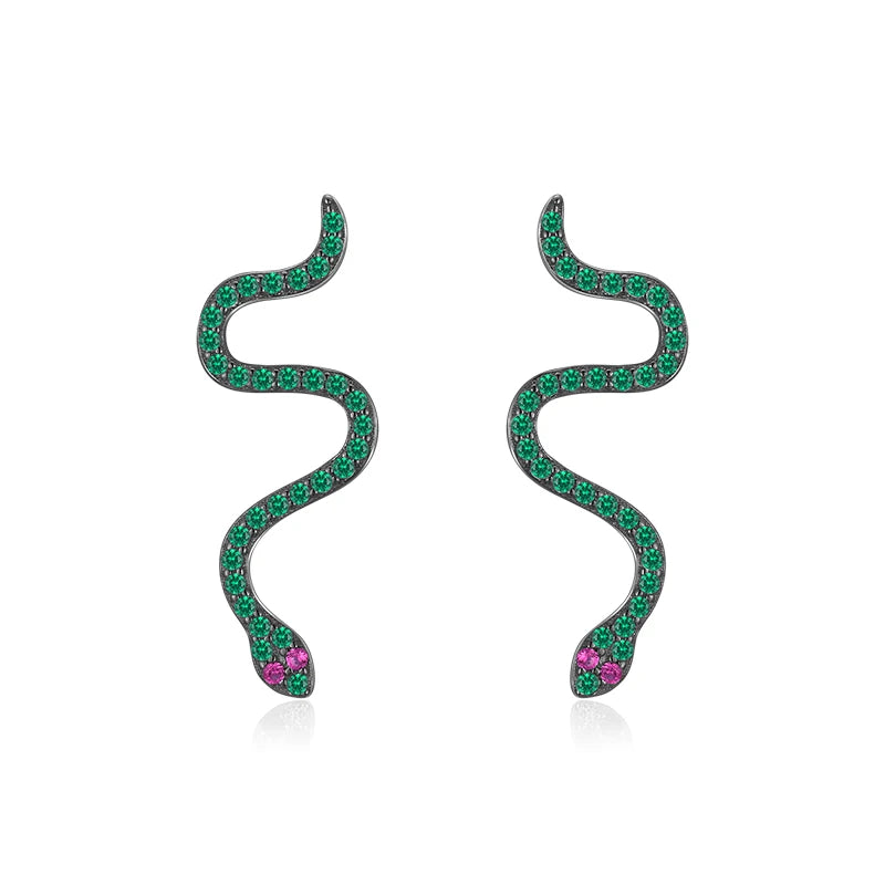 Stud earrings crafted from 925 silver for a polished finish