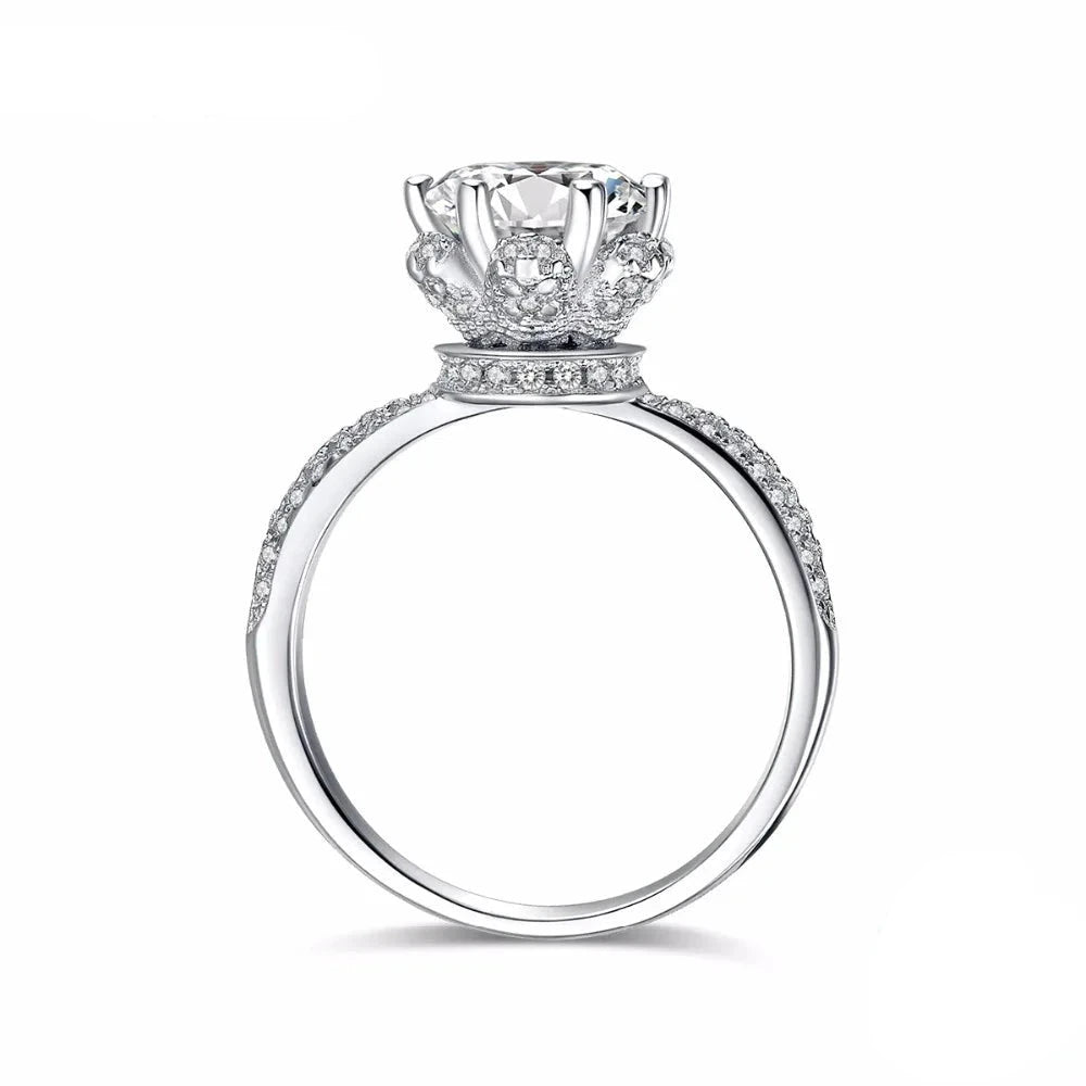 Classic sterling silver wedding ring crafted in 925 sterling silver