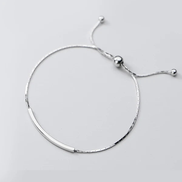 Sterling silver tennis bracelet for women in 925 sterling silver