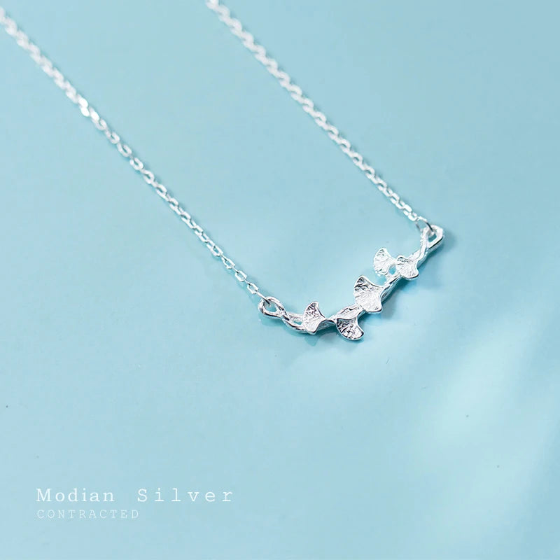 Silver chain holding a pendant necklace in sterling silver jewlery