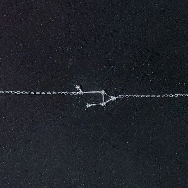 Bracelet for silver styling with a constellation inspired bracelet charm