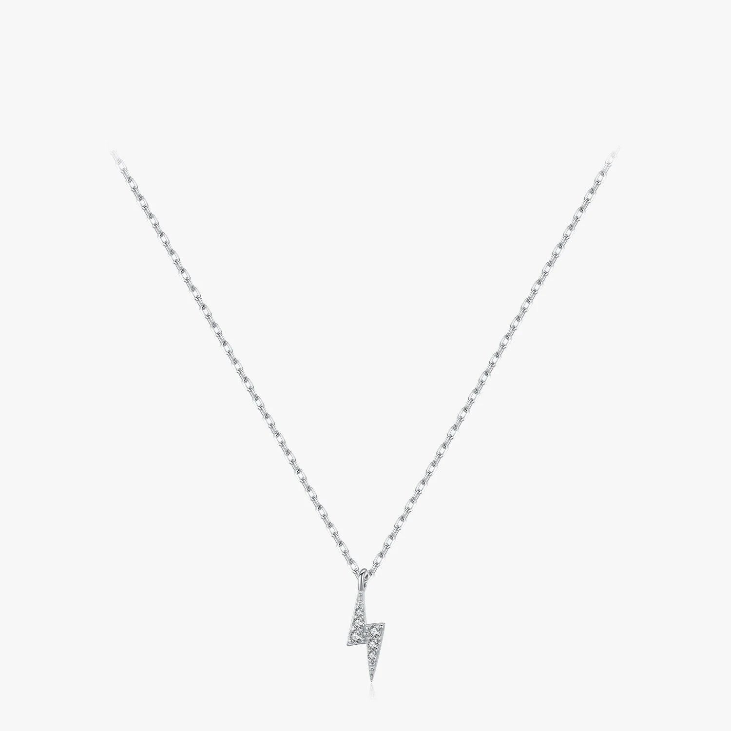 Sterling silver necklace with pendant necklace on chain necklace