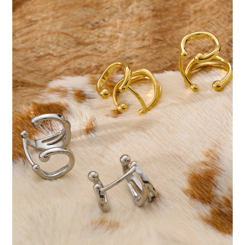 Elegant ear rings style without ear piercing jewelry needed