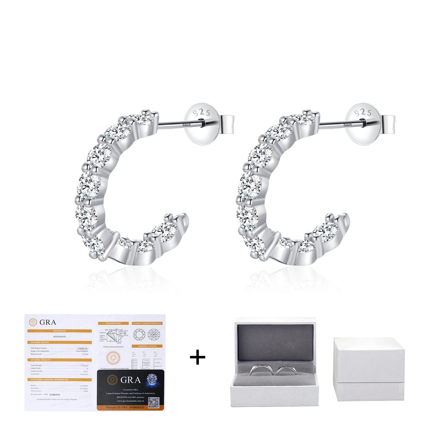 Delicate hoop earrings crafted as sterling silver hoop earrings with a bright finish