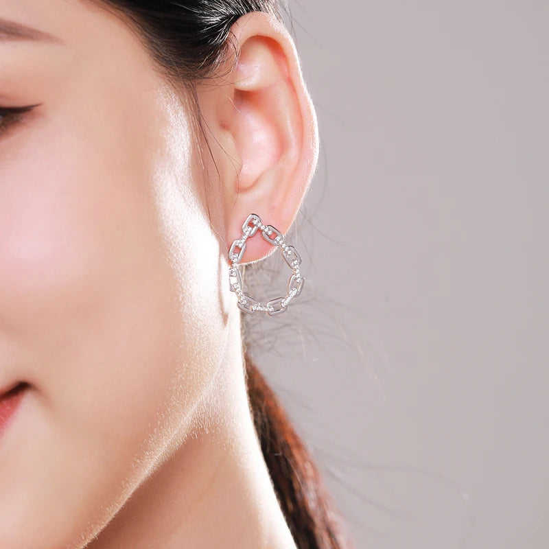 Stud earrings silver sterling size that stands out