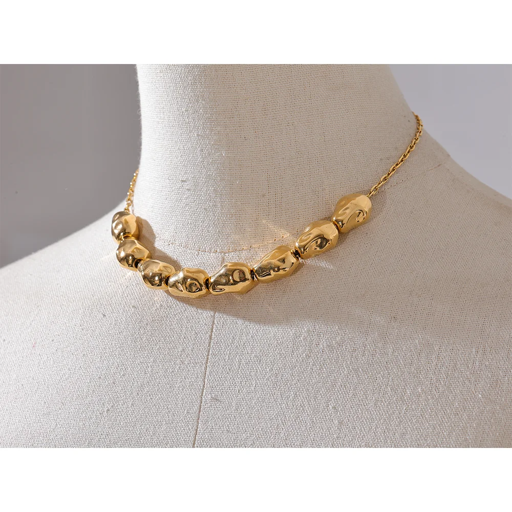 Necklace necklace gold pairing shown with a bracelet for gold stack