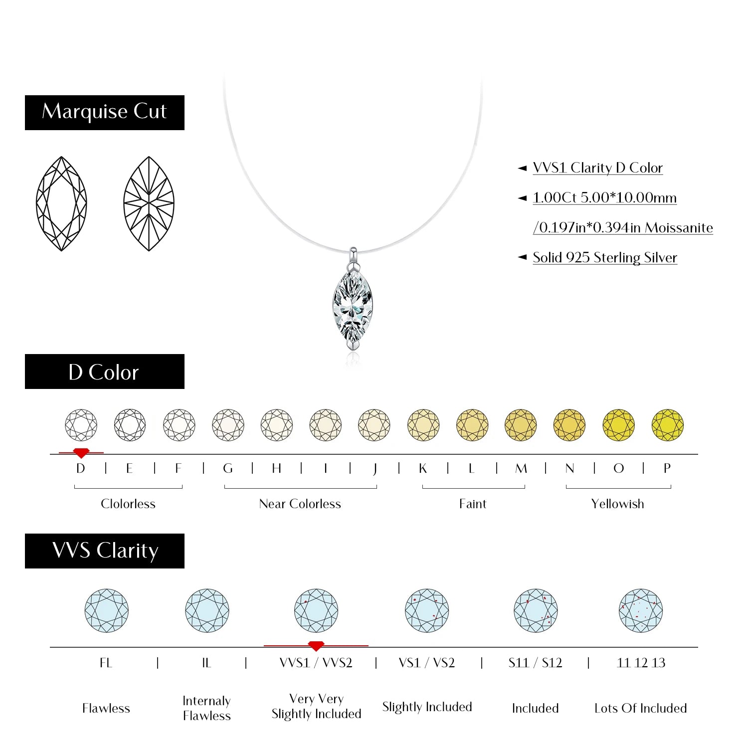 Refined moissanite jewelry necklace for elegant daily looks