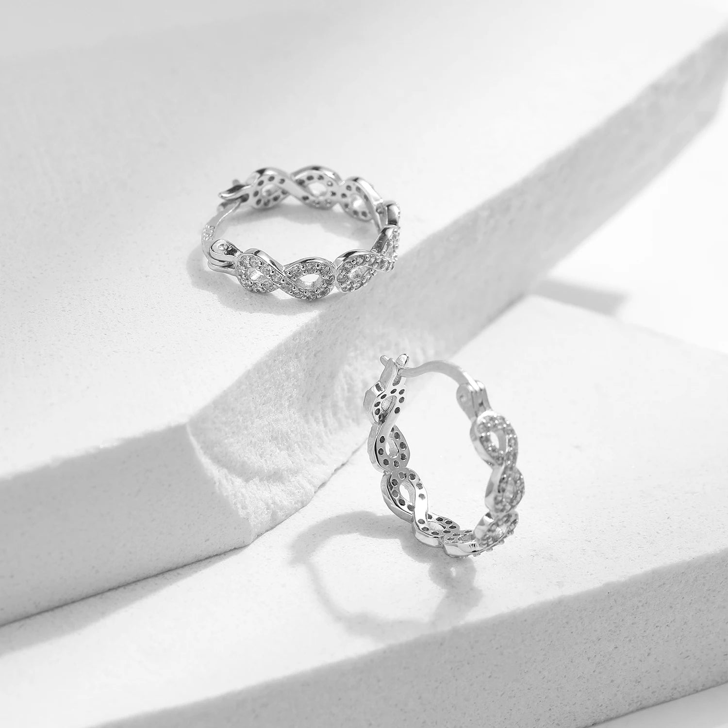 Elegant sterling silver hoop earrings pairing with earrings silver sterling