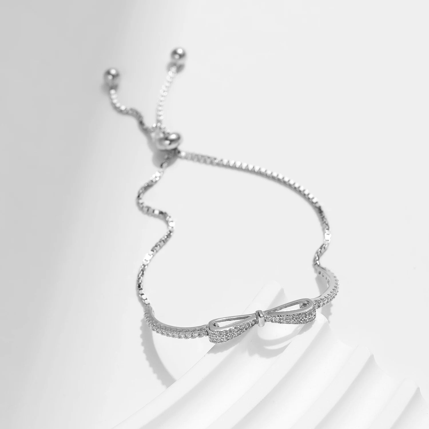 Sterling silver chain accent highlighting a charming bracelet look