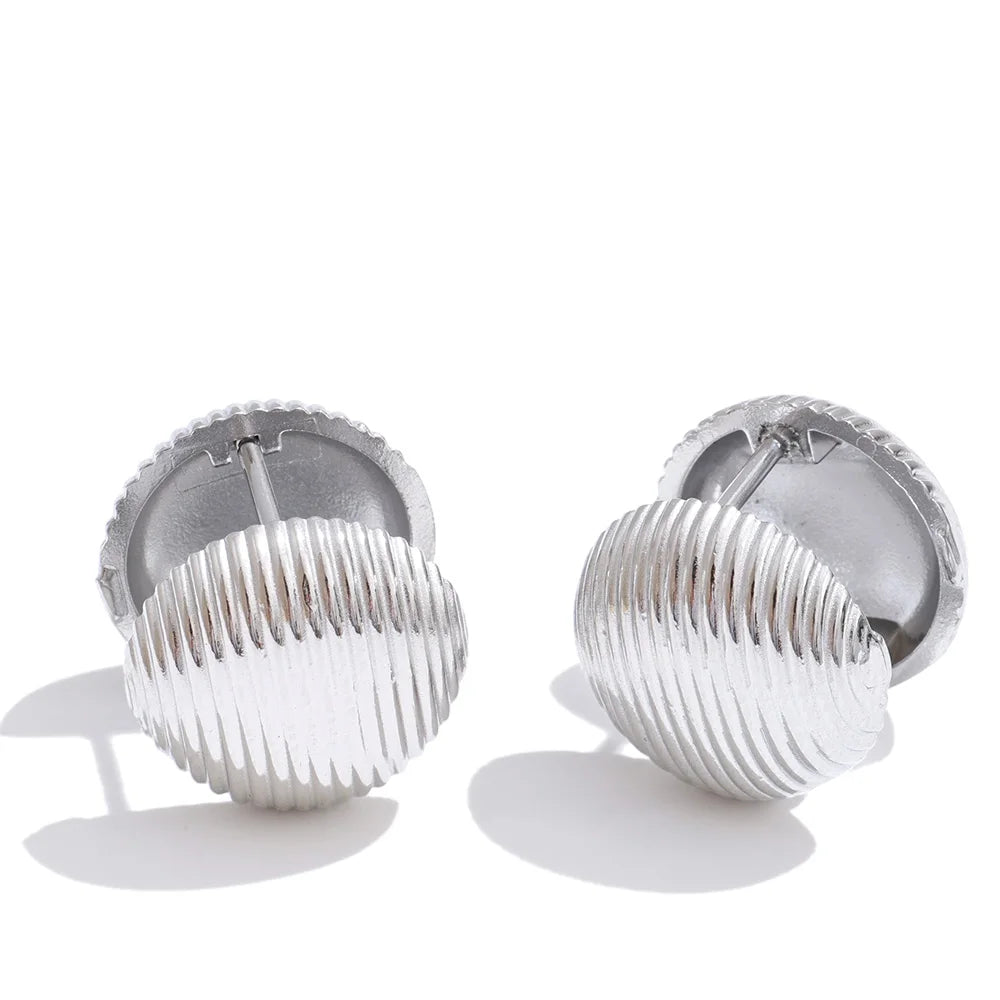 Women jewelry gold plated heart hoop earrings daily wear