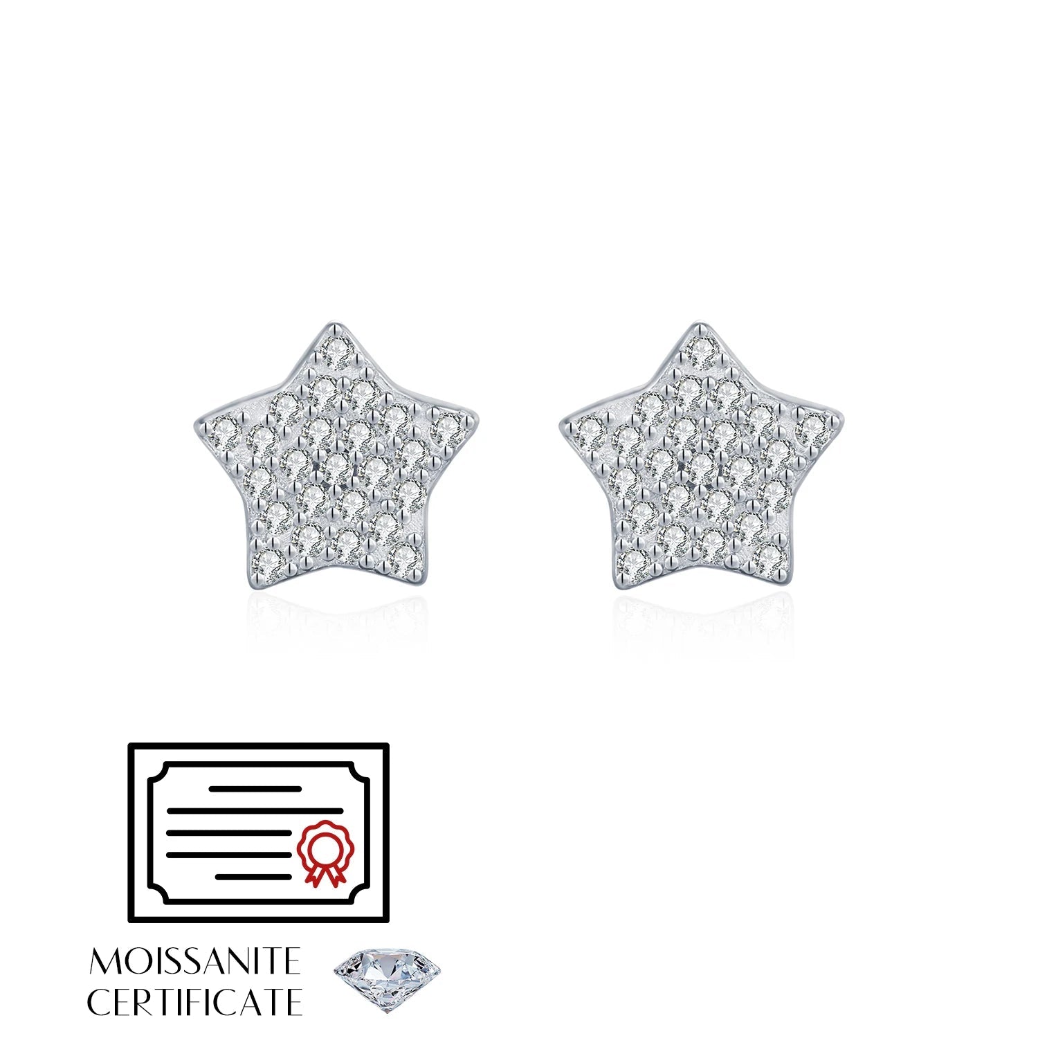 Lightweight sterling silver stud earrings for everyday style