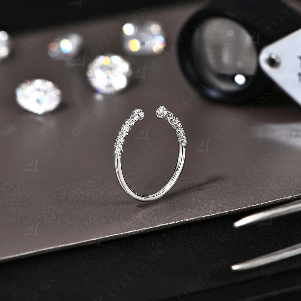 Sterling silver ring gold plating hoop style fixed size