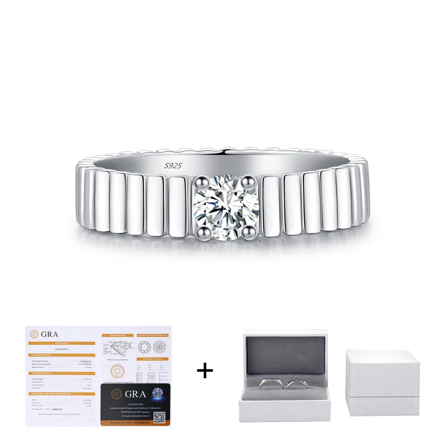 925 sterling silver band highlighting ring moissanite sparkle in silver color