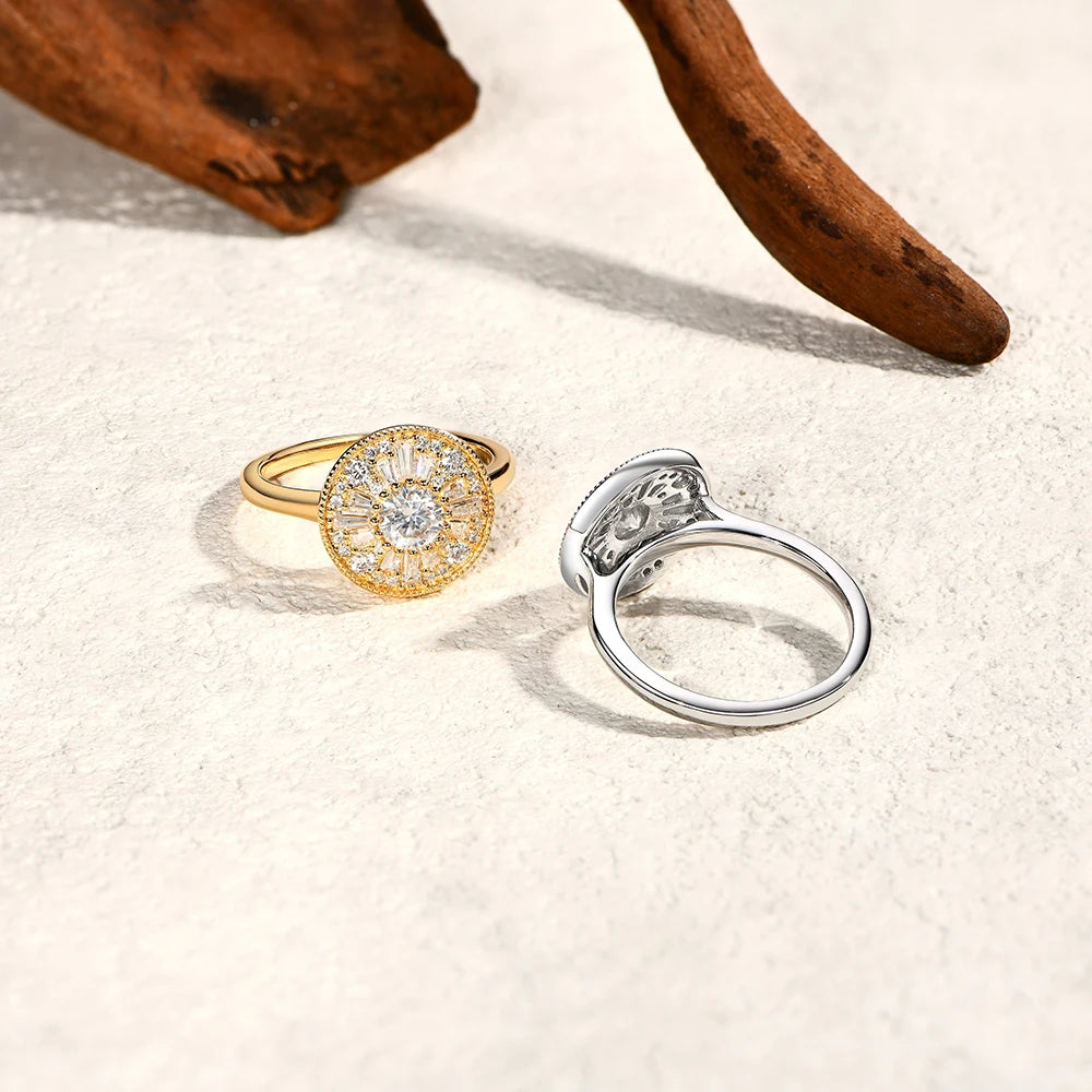 Engagement ring engagement ring style with moissanite ring sparkle