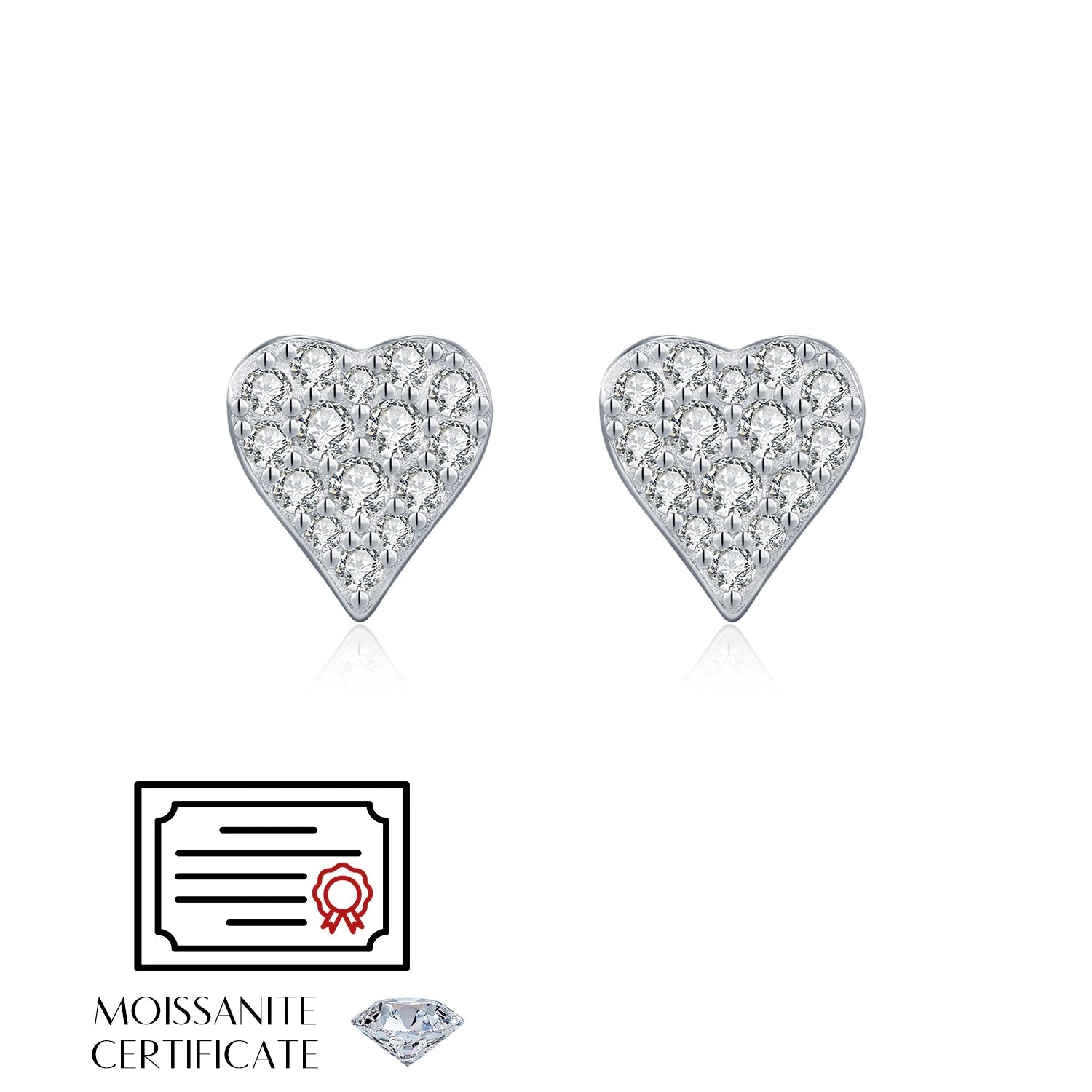 Lightweight silver ear studs ideal for everyday elegance