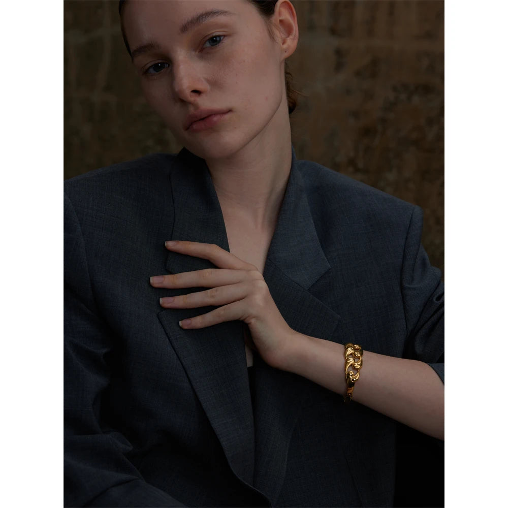 Bracelet jewelry bold water drop hollow design