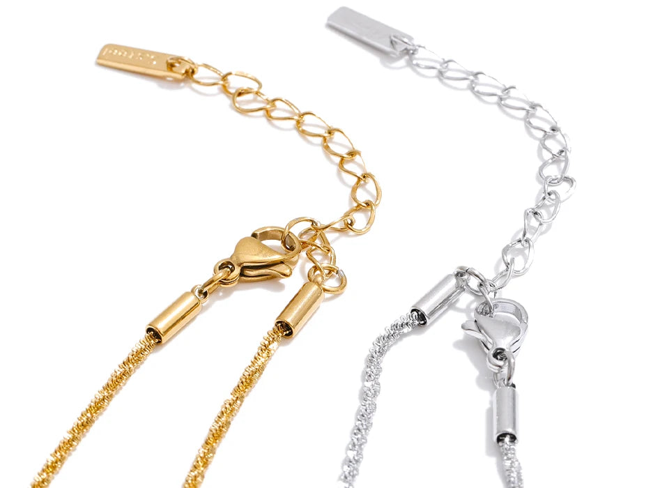 Waterproof jewelry necklace perfect for everyday style