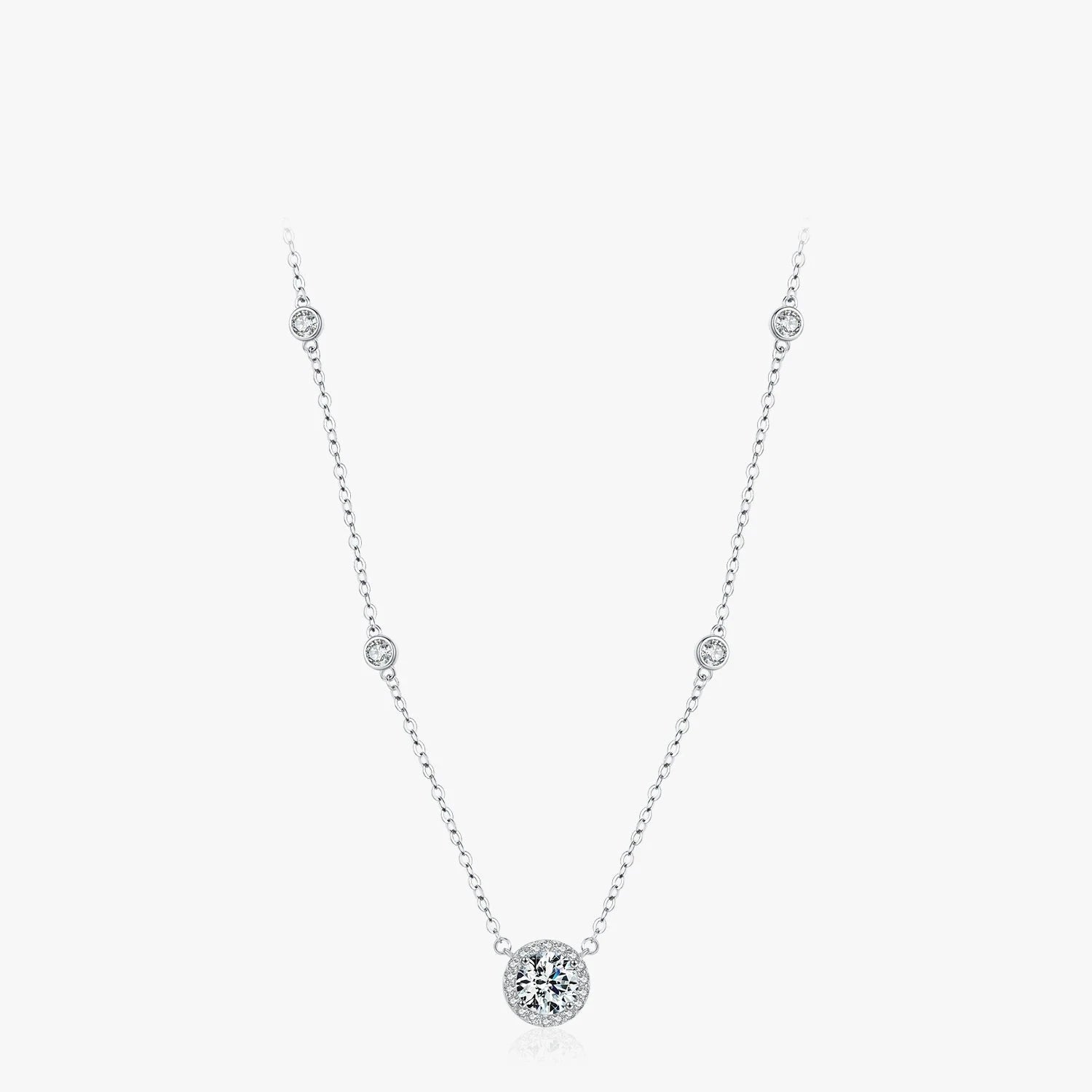 925 sterling silver pendant necklace on a fine sterling silver chain