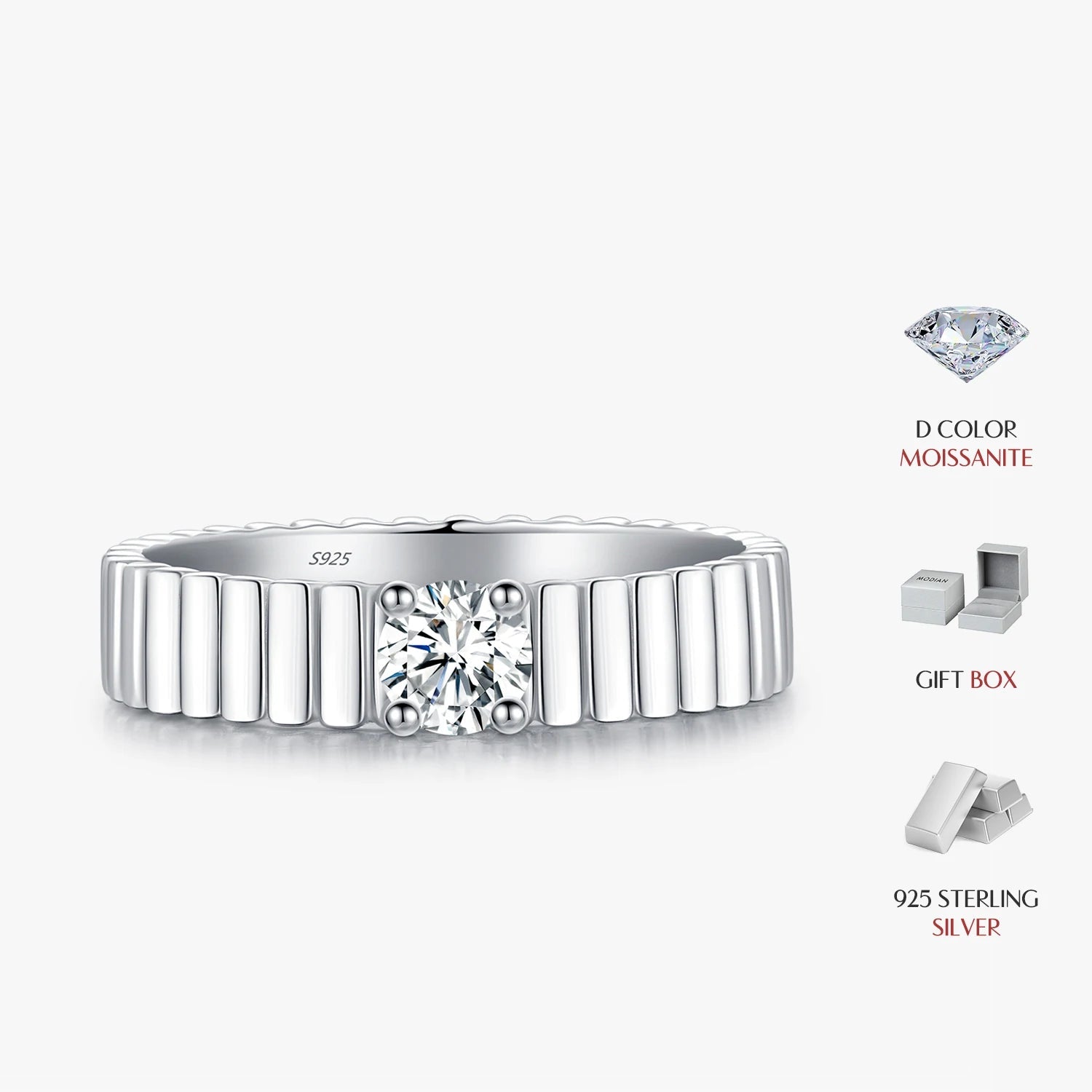 925 sterling silver silver ring with comfortable ring size fit for daily wear