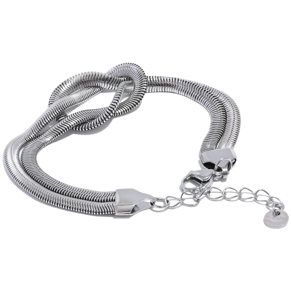 Chain gold chain look in stainless steel jewelry design