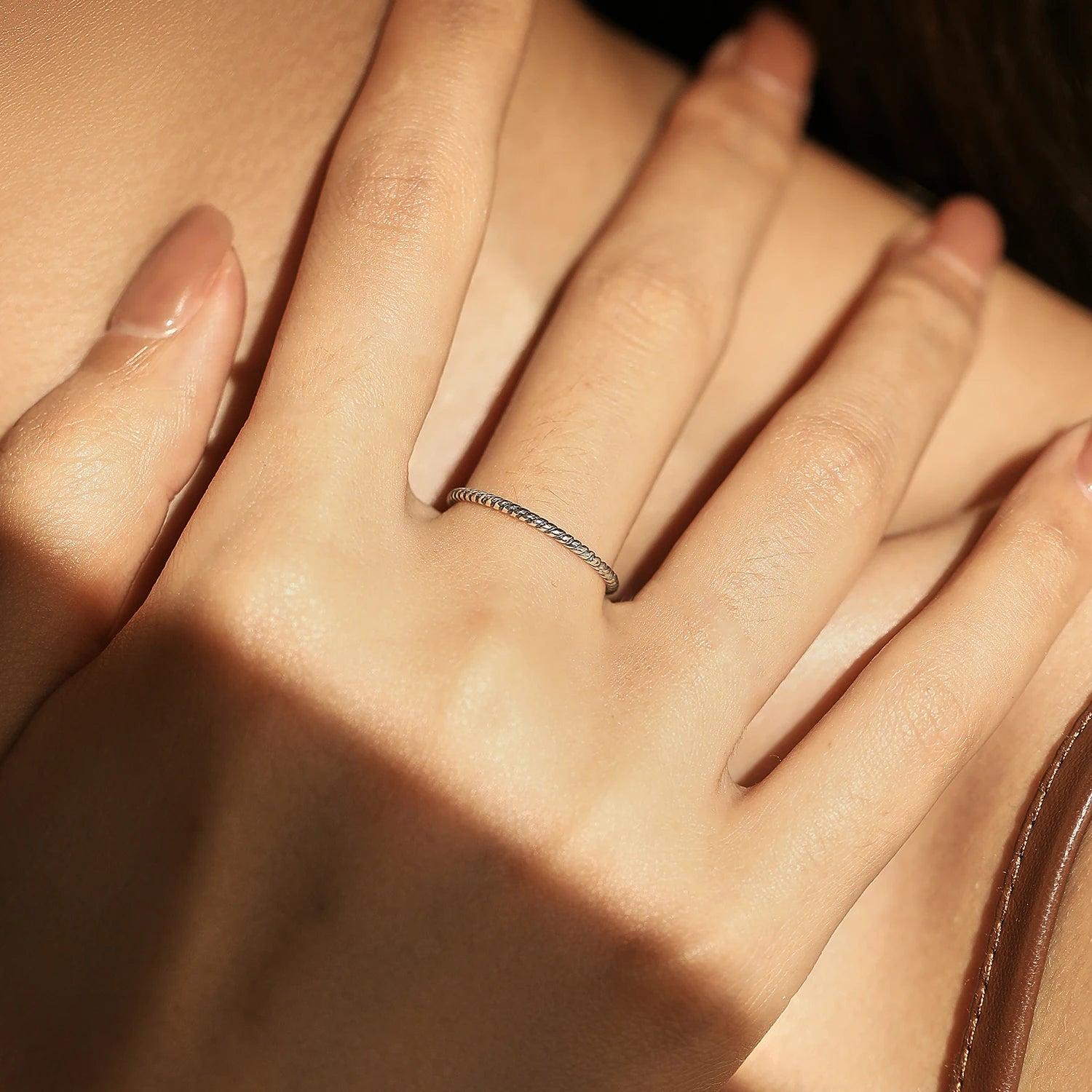 Sterling silver vintage ring with smooth ring with size interior