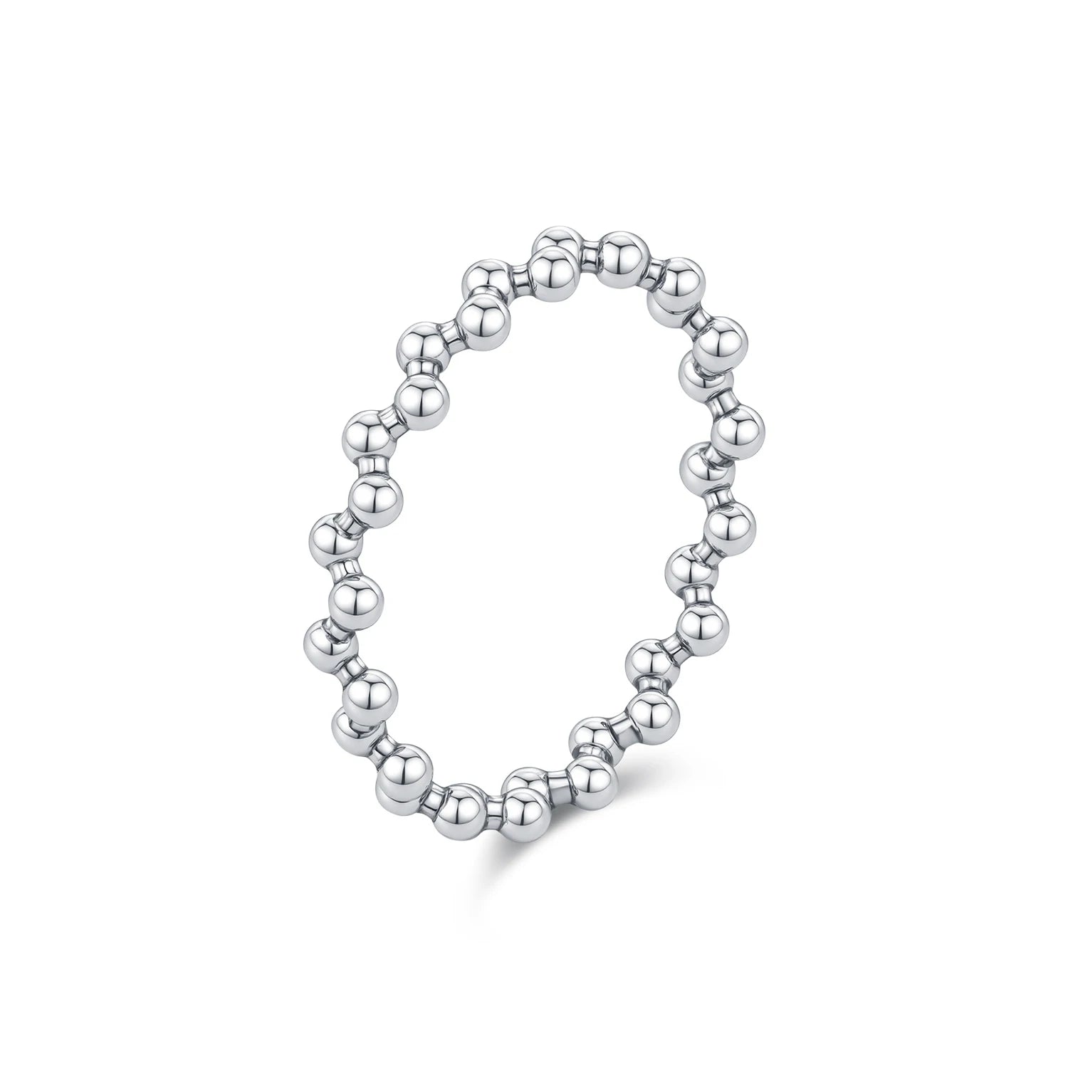 Stackable ring set vintage charm silver color finish