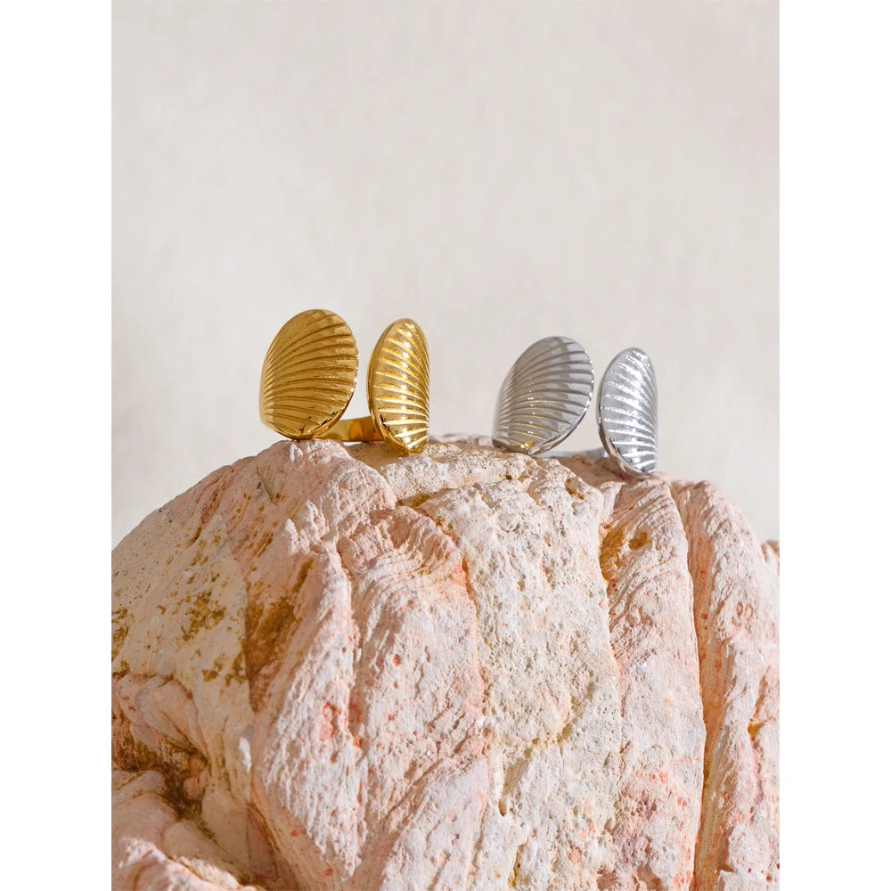 Sleek ring gold ring design paired with a subtle gold a ring touch