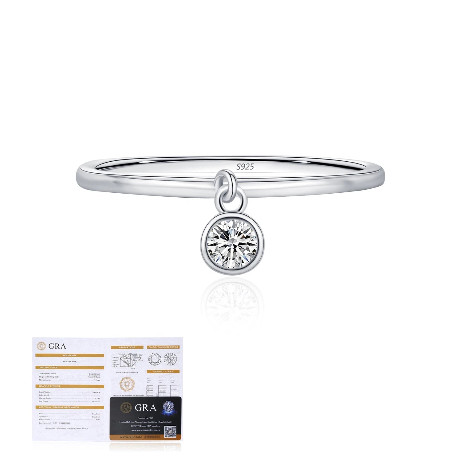 Lifestyle photo pairing moissanite ring with moissanite jewelry rings