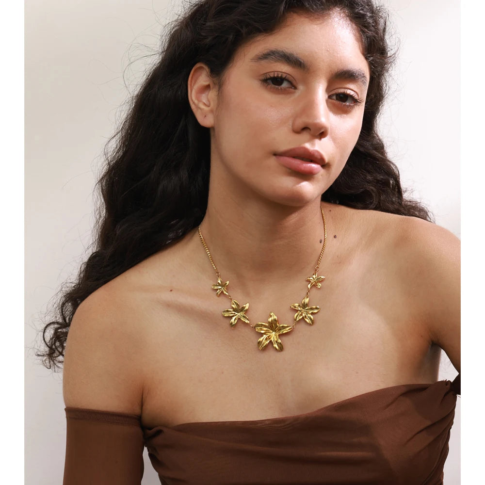 Close up of pendant on necklace with soft golden glow