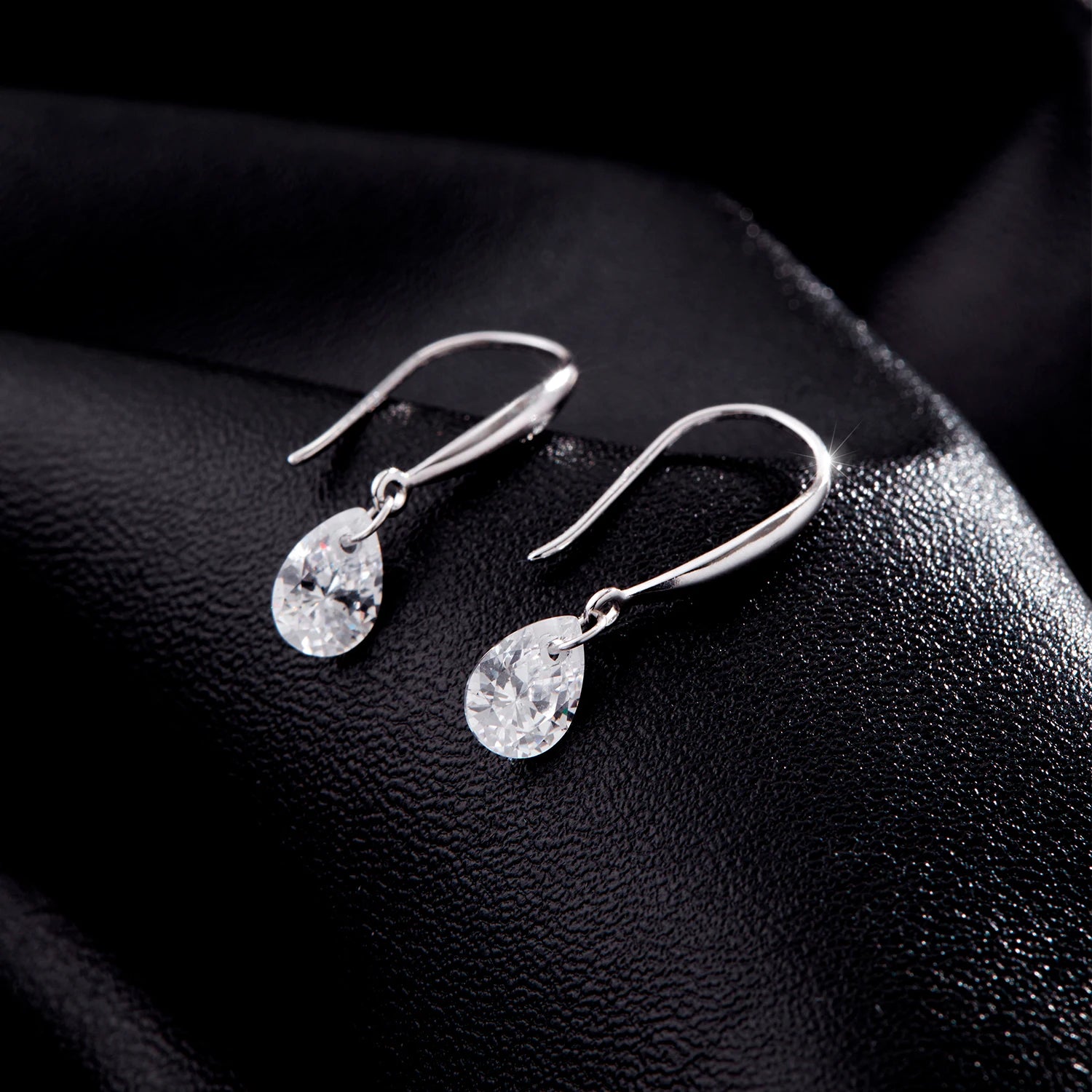 Soft shine cute earrings in a classic 925 sterling silver look