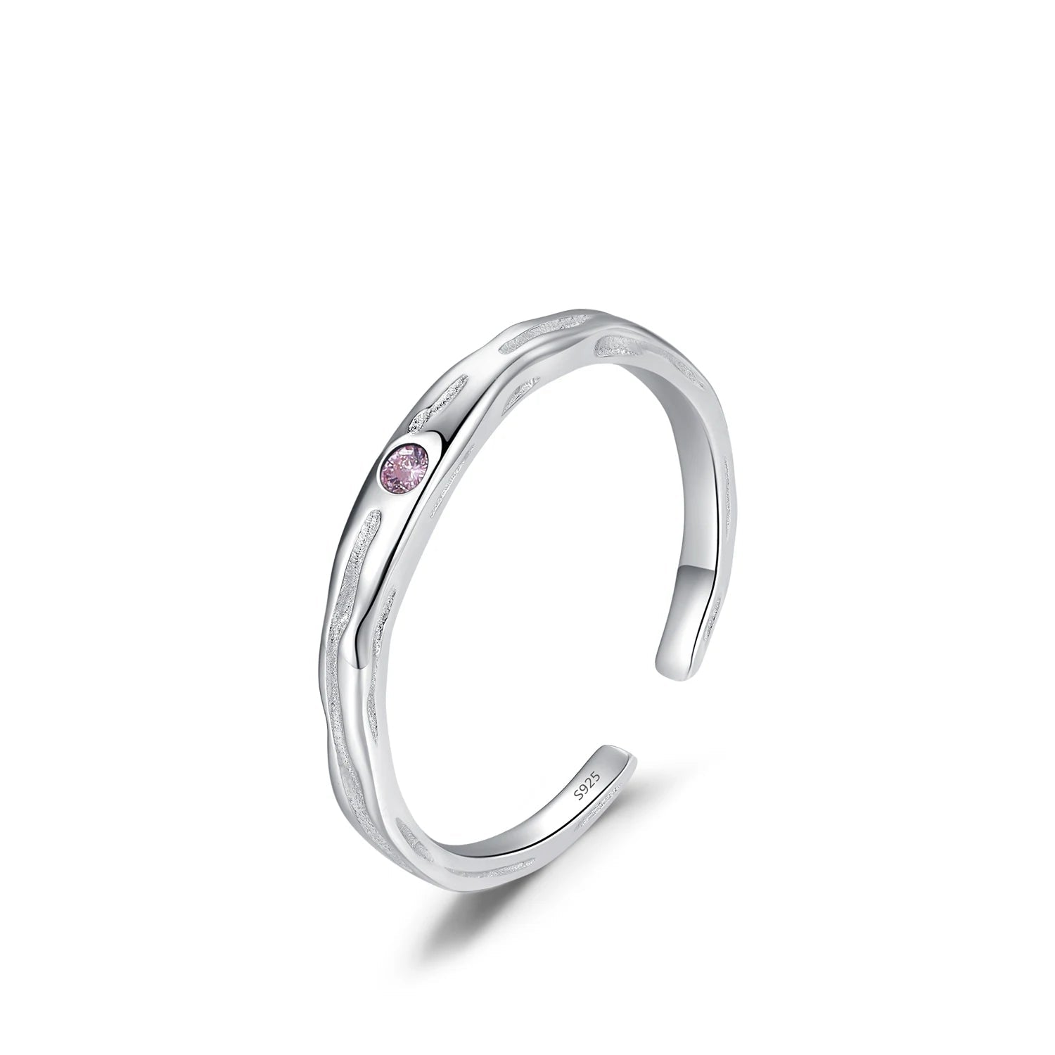 Adjustable look size ring shown with ring size ring ease