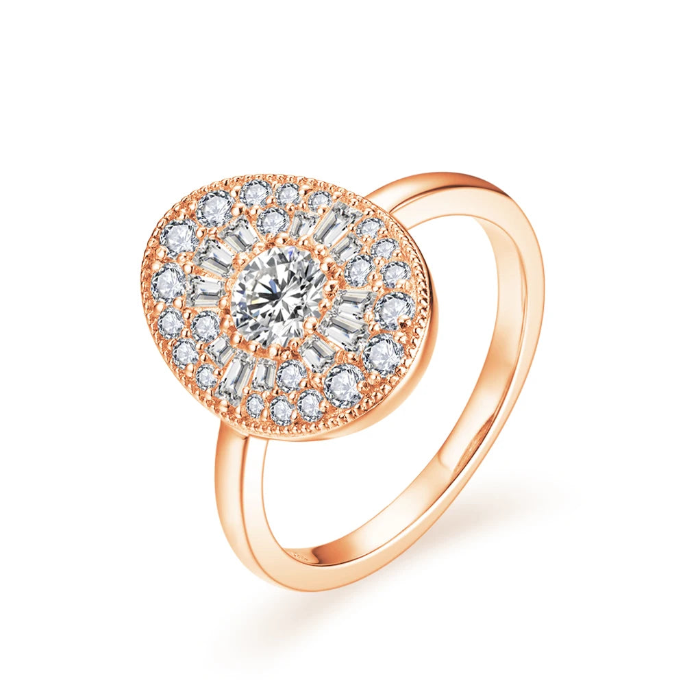 Silver ring highlighting a smooth ring with size interior