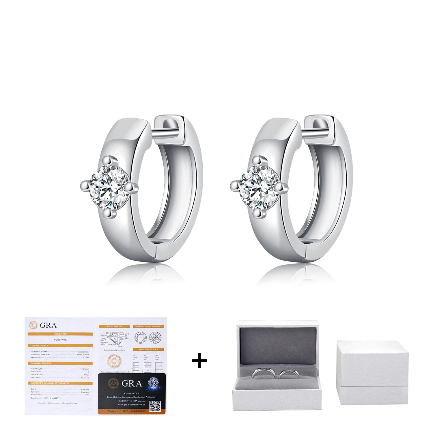 Silver hoop in sterling silver styled for everyday wear