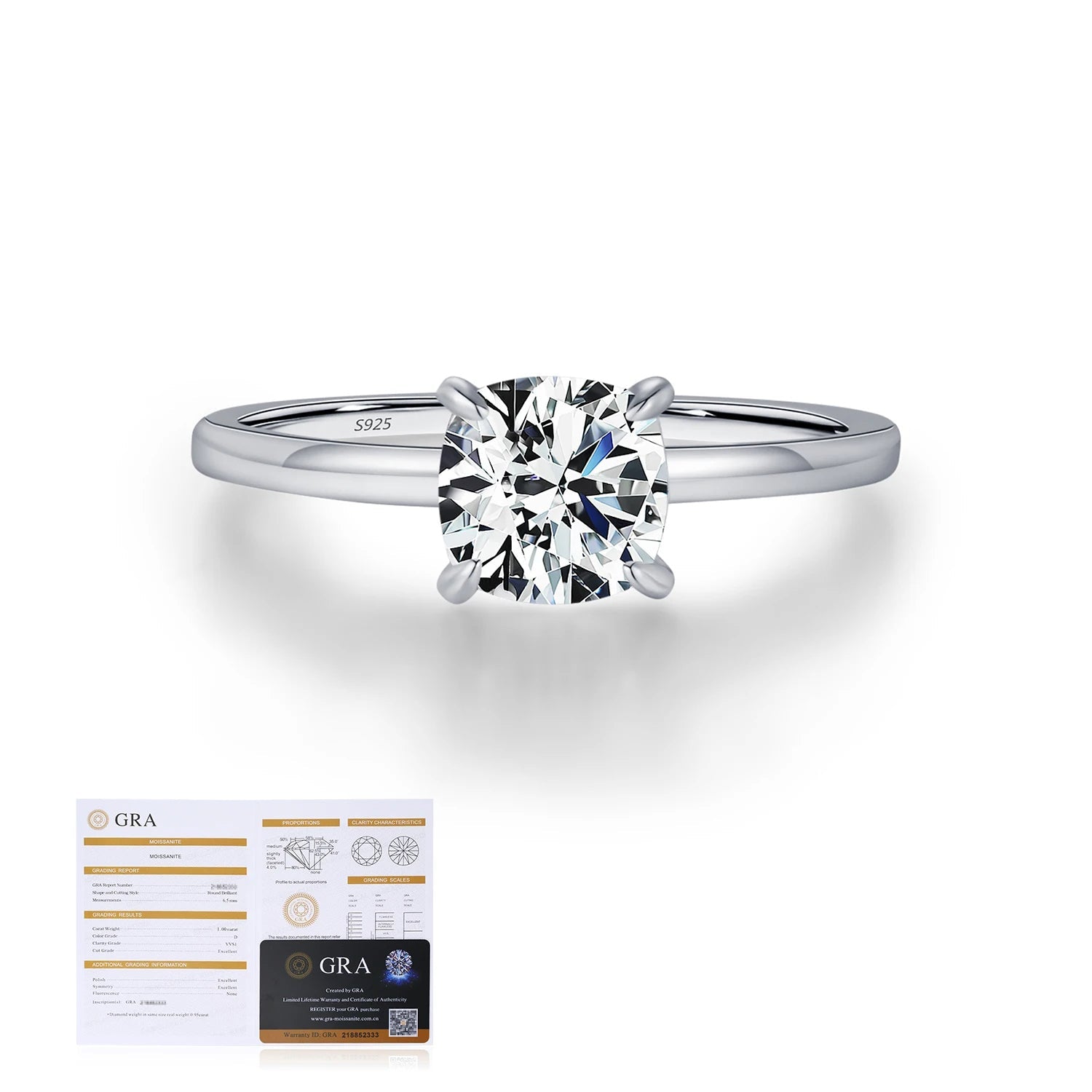 Lifestyle shot pairing moissanite ring with moissanite jewelry rings