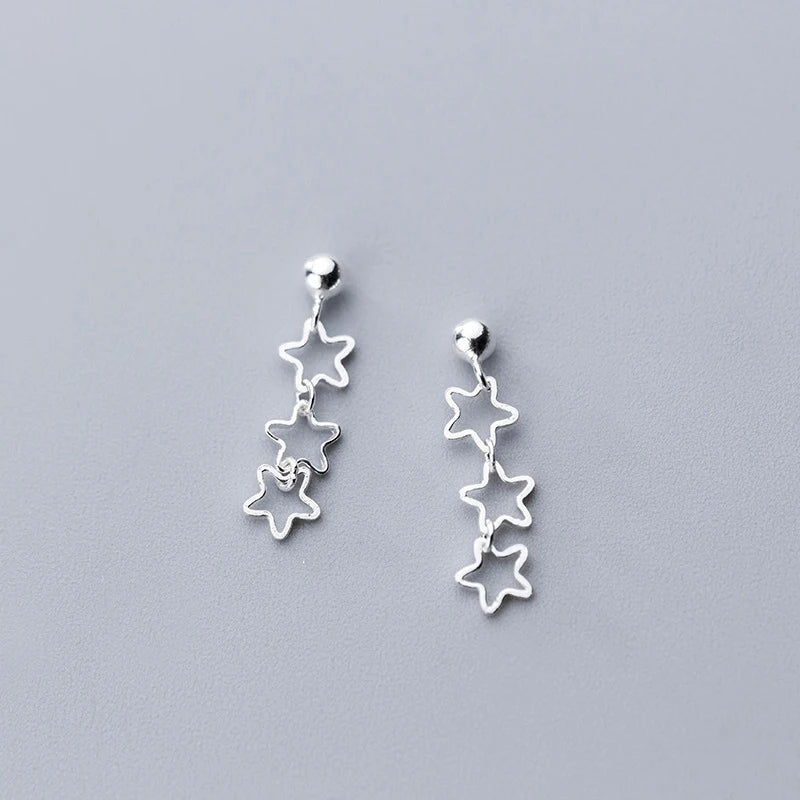 Openwork Star Stud Earrings