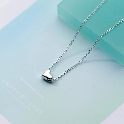 Sterling Silver Heart Chain Necklace