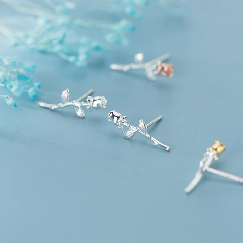 925 sterling silver setting for gold earrings in flower earrings shape