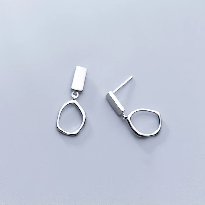 Refined drop earring profile that complements earring earrings