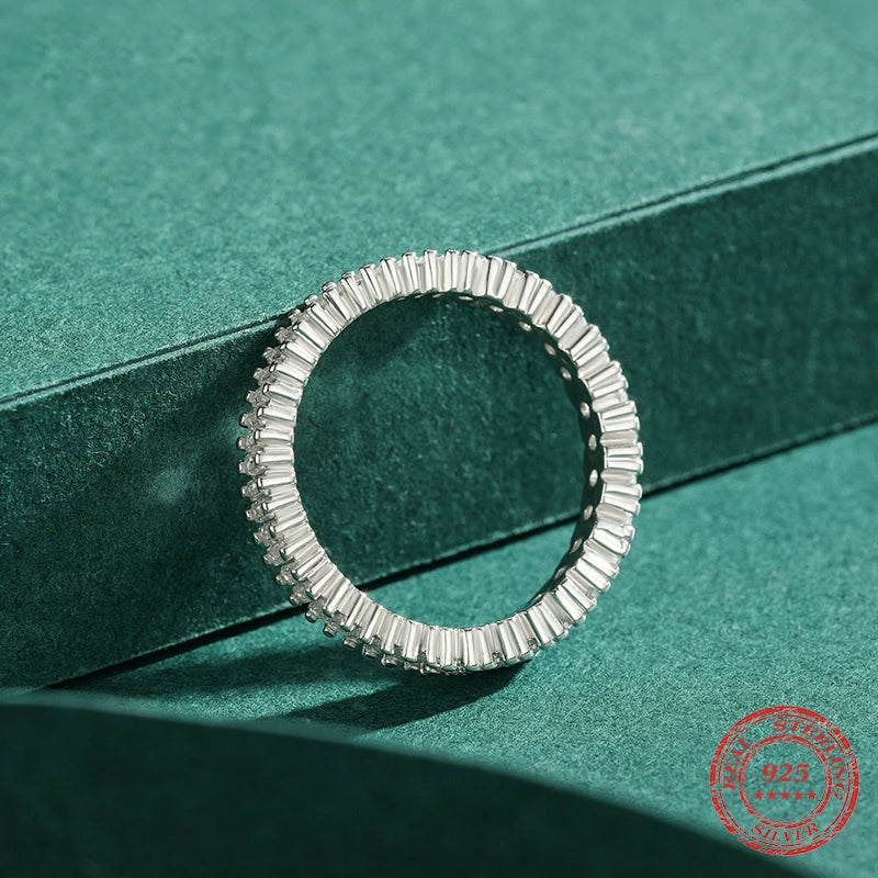 Sterling silver ring presented as a wedding ring for wedding