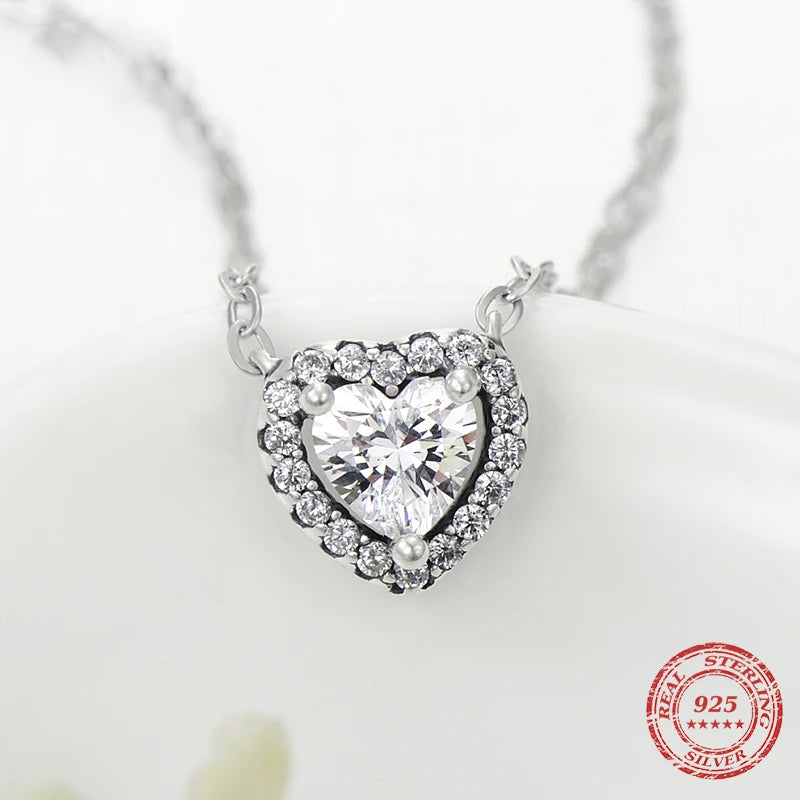 Sterling Silver Heart Jewelry Set