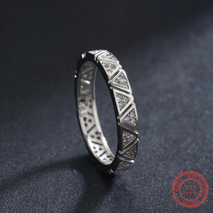 Triangle Eternity Wedding Ring